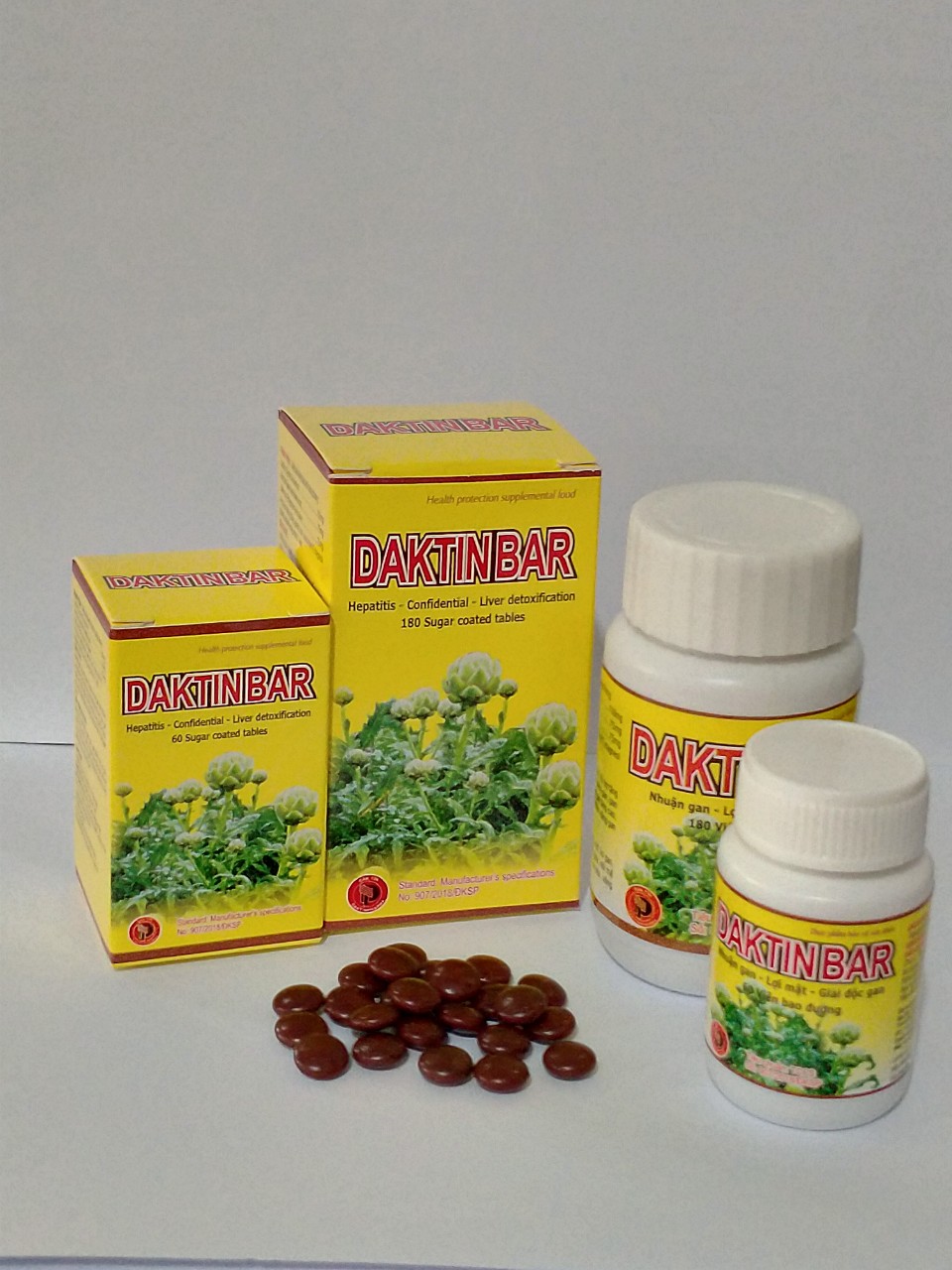 Viên giải độc gan daktinbar hỗ trợ giải độc gan,bảo vệ gan,tăng cường chức năng gan ,giúp hạ men gan,ăn uống khó tiêu