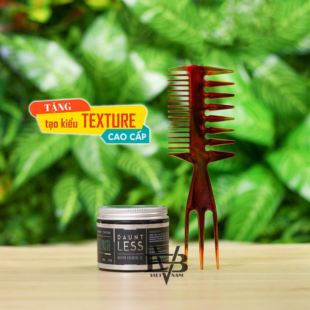 Sáp vuốt tóc dauntless matte paste năm 2021 100% usa + tặng lược tạo texture cao cấp