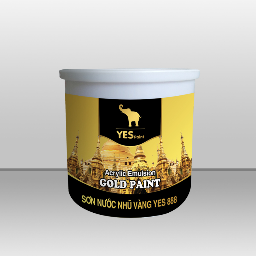 Sơn Chậu Nhũ đồng hệ nước - Lon 850gam - Tặng kèm cọ