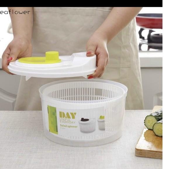 (Kho Sỉ HY) Rổ quay rau chính hãng IKlàm ráo rau ngay tức thì giữ được độ tươi lâu của thực phẩm
