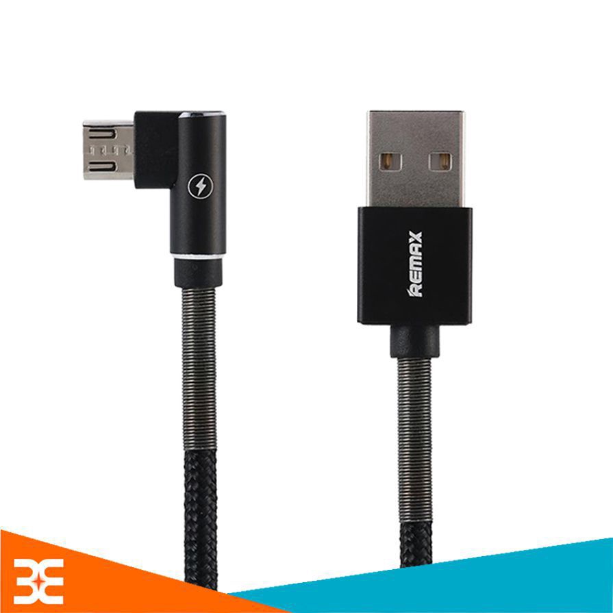 Cáp sạc nhanh micro usb remax rc-119m 2.4a dài 1m - lò xo bảo vệ gẫy gập 2 đầu giá tốt