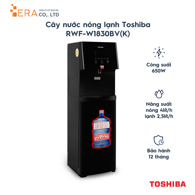 Toshiba Rwf-W1830Bv(K) Hot and Cold Water Dispenser