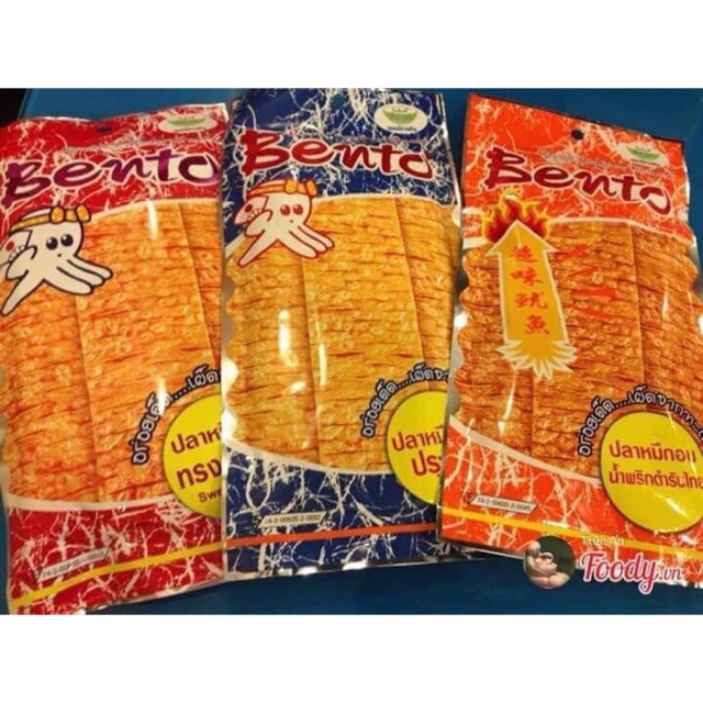 Gói lớn 20gam mực bento thái lan