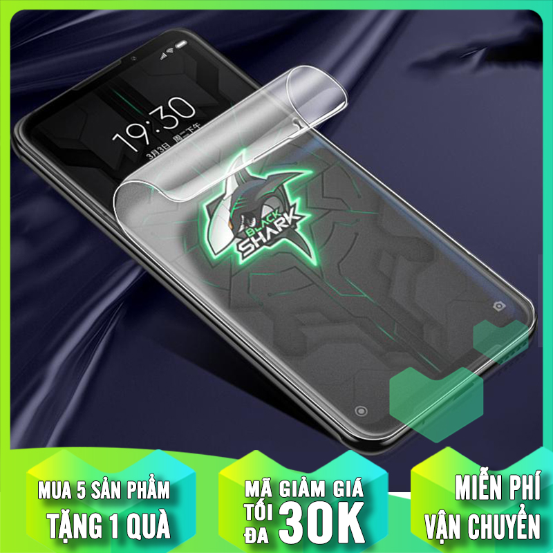 Miếng dán ABS Nhám chống vân tay cho dòng máy Xiaomi Black Shark 3 - 3 Pro