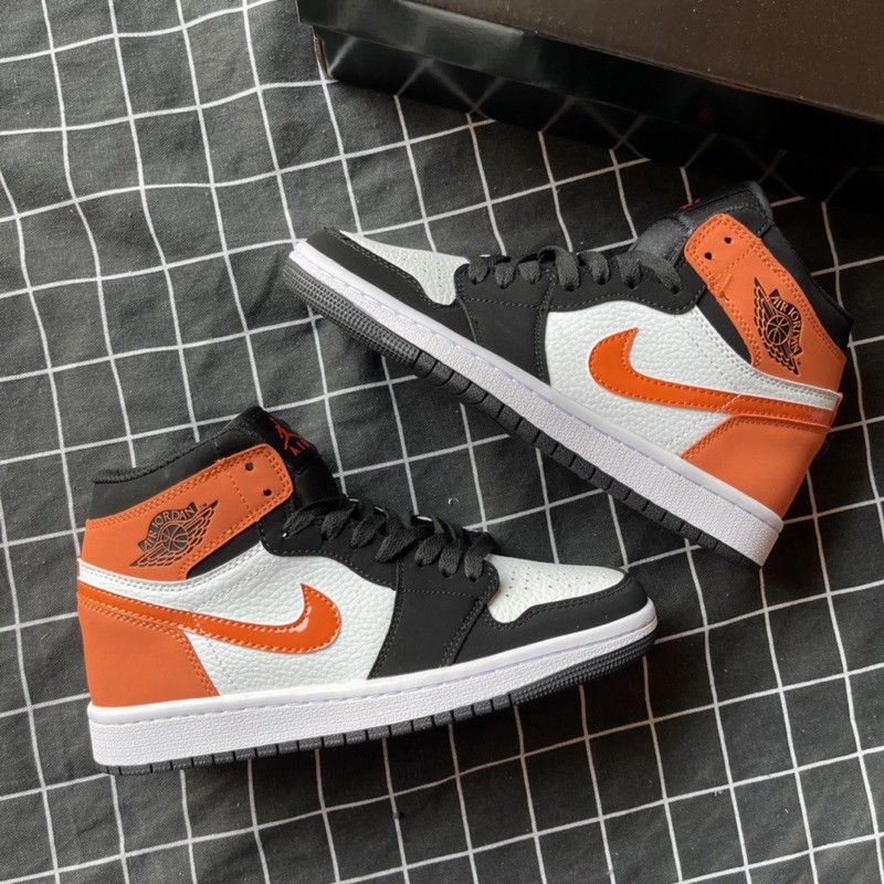 Giày sneaker jd cam đen siêu cấp d&p hàng siêu cấp