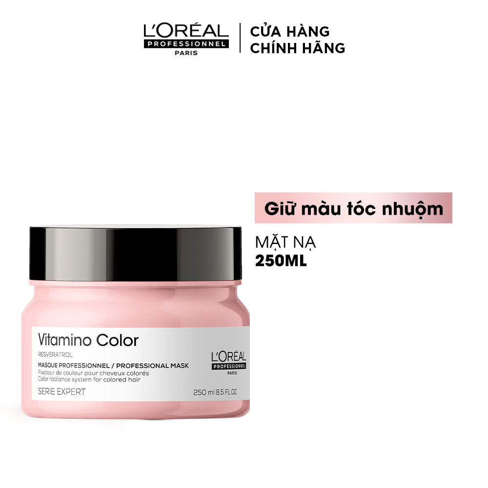 Dầu hấp giữ màu tóc nhuộm L'Oréal Professionnel Serie Expert Vitamino Color  250ml | Lazada.vn