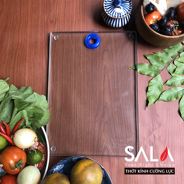 THỚT kính cường lực SALA trong suốt dày 10mm (SALA-O), bền, đẹp, sang trọng, chính hãng, Việt Nam