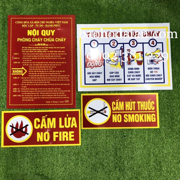 Bộ Nội quy tiêu lệnh PCCC (tôn phun sơn)