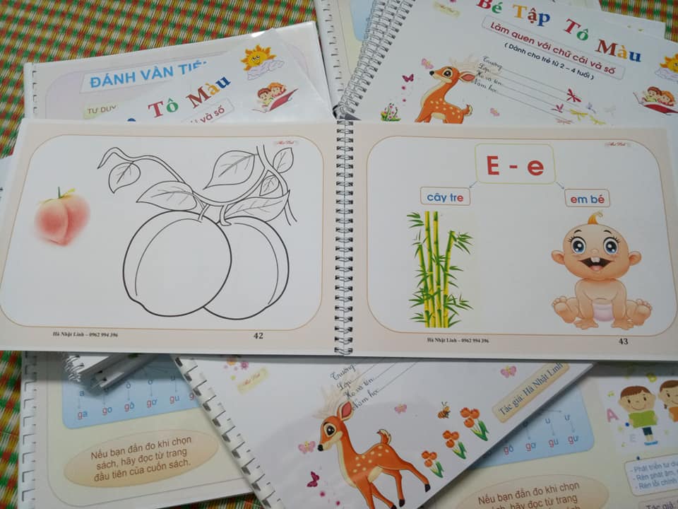 VỞ BÉ TẬP TÔ MÀU