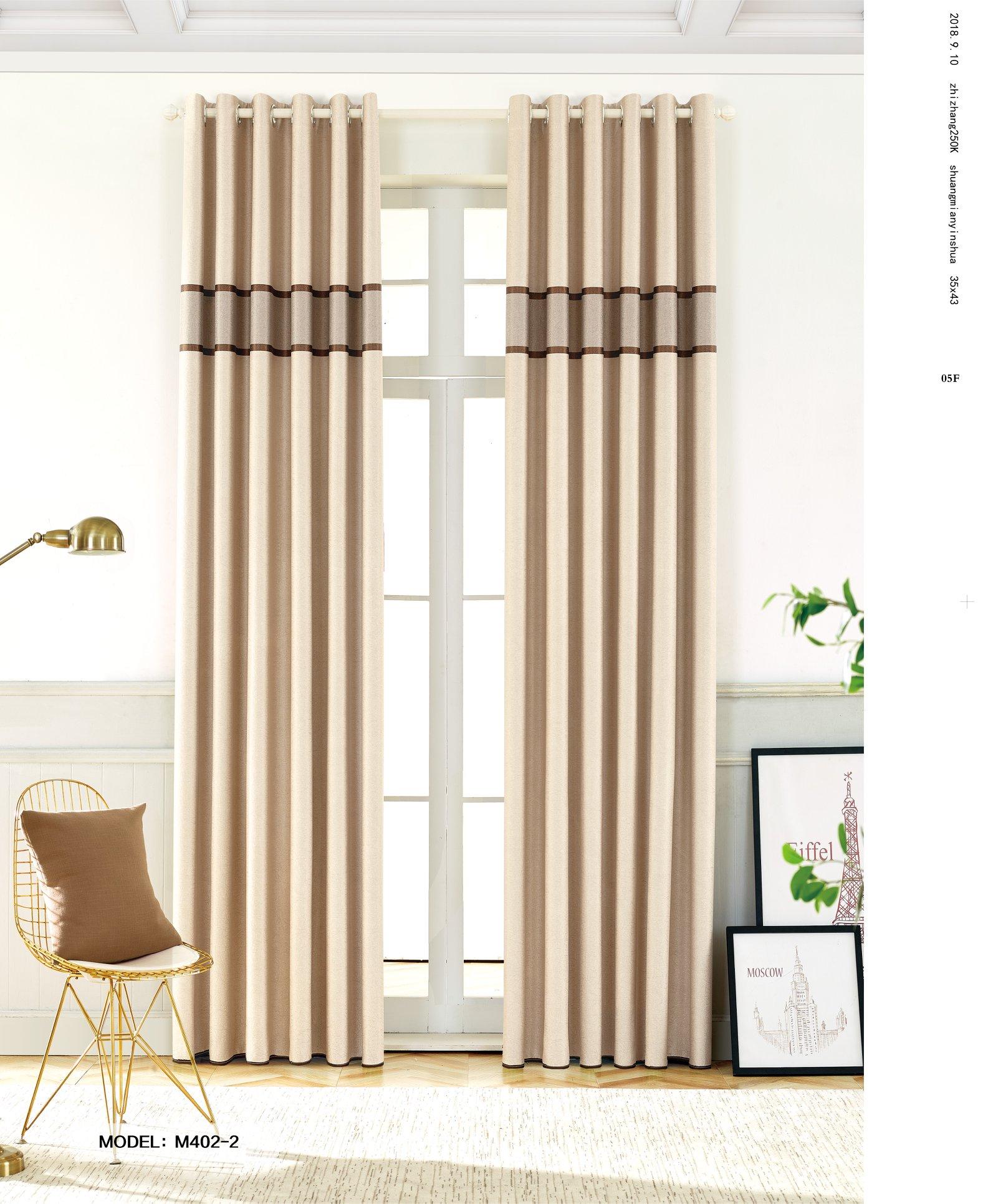 [HCM]Bộ Rèm Cửa Chống Nắng - Ngang 4m6 rèm chia 2 tấm kéo qua 2 bên - Cao 2m3 & dây cột rèm - Vải Chống Nắng HQ - Có may theo yêu cầu