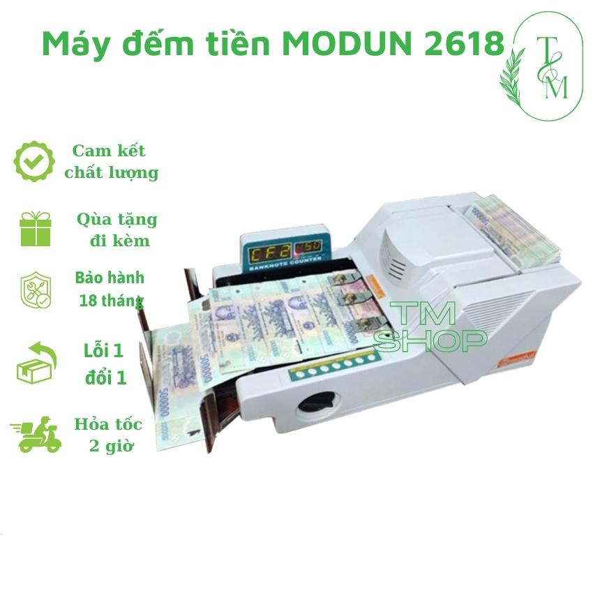 Máy đếm tiền Modul 2618, phát hiện tiền giả, phát hiện tiền khác loại siêu chuẩn