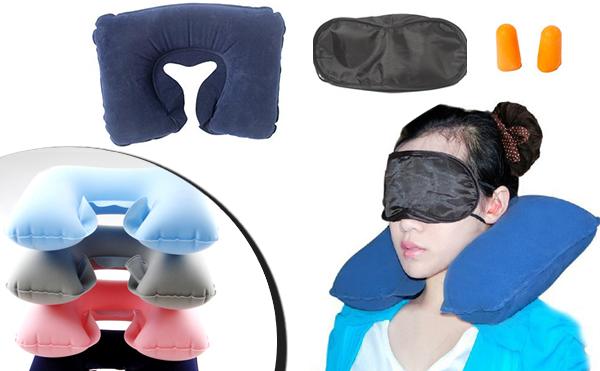 bộ gối hơi du lịch 3 trong 1 - 2610