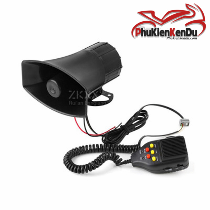 CÒI HÚ 3 CHẾ ĐỘ CÓ MIC THU ÂM PHÁT LẠI NHIỀU LẦN 12V