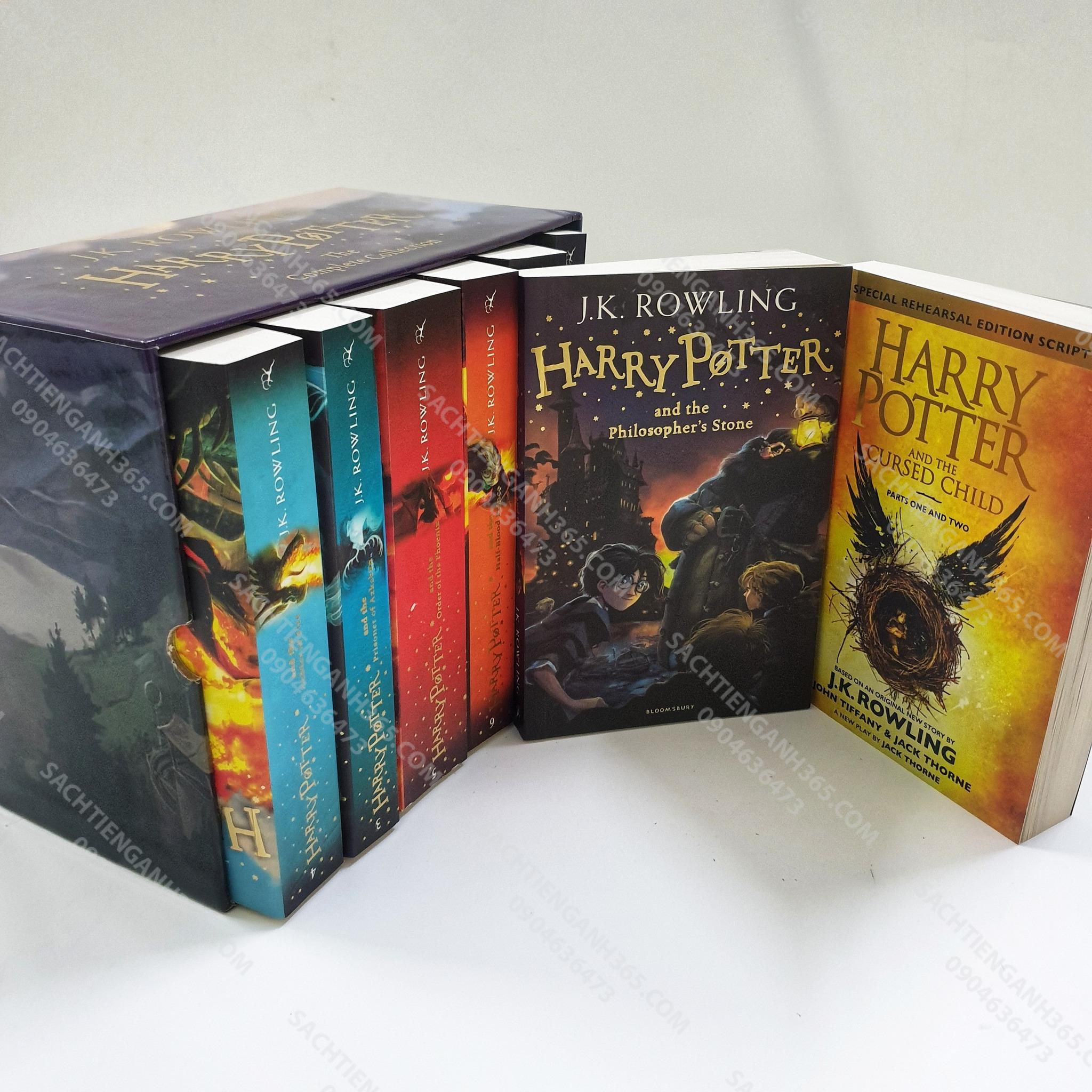 Harry Potter Boxset - 8 Cuốn | Nhập khẩu