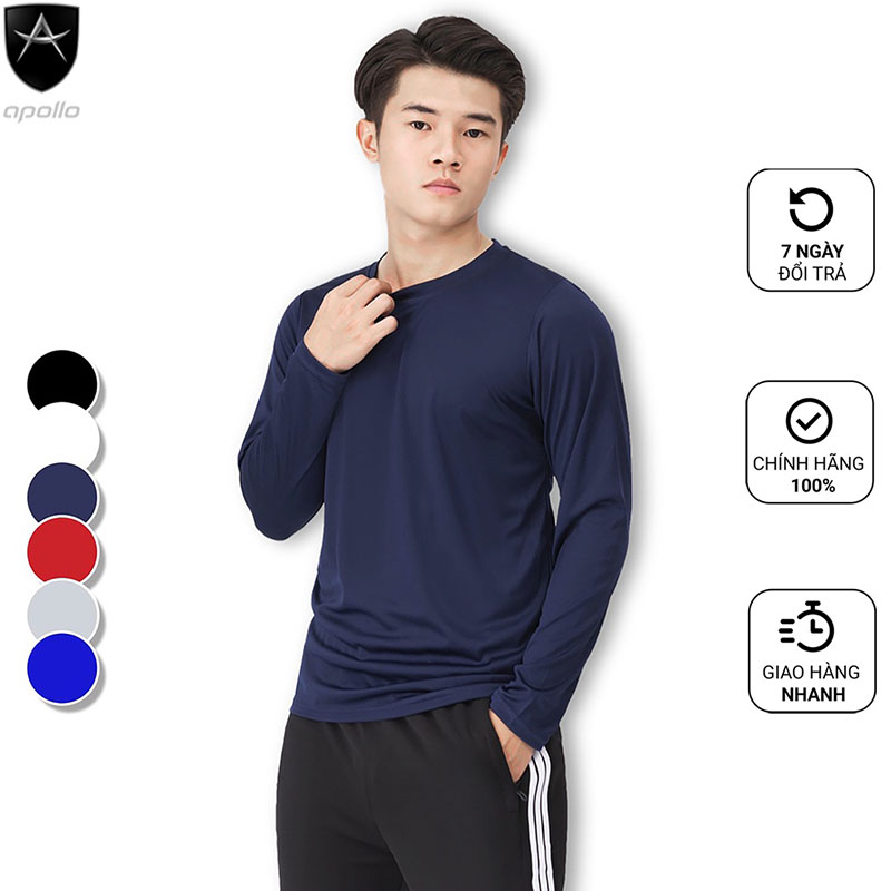Áo thun nam giữ nhiệt, áo thun body nam dài tay, áo thể thao của nam co dãn 4 chiều
