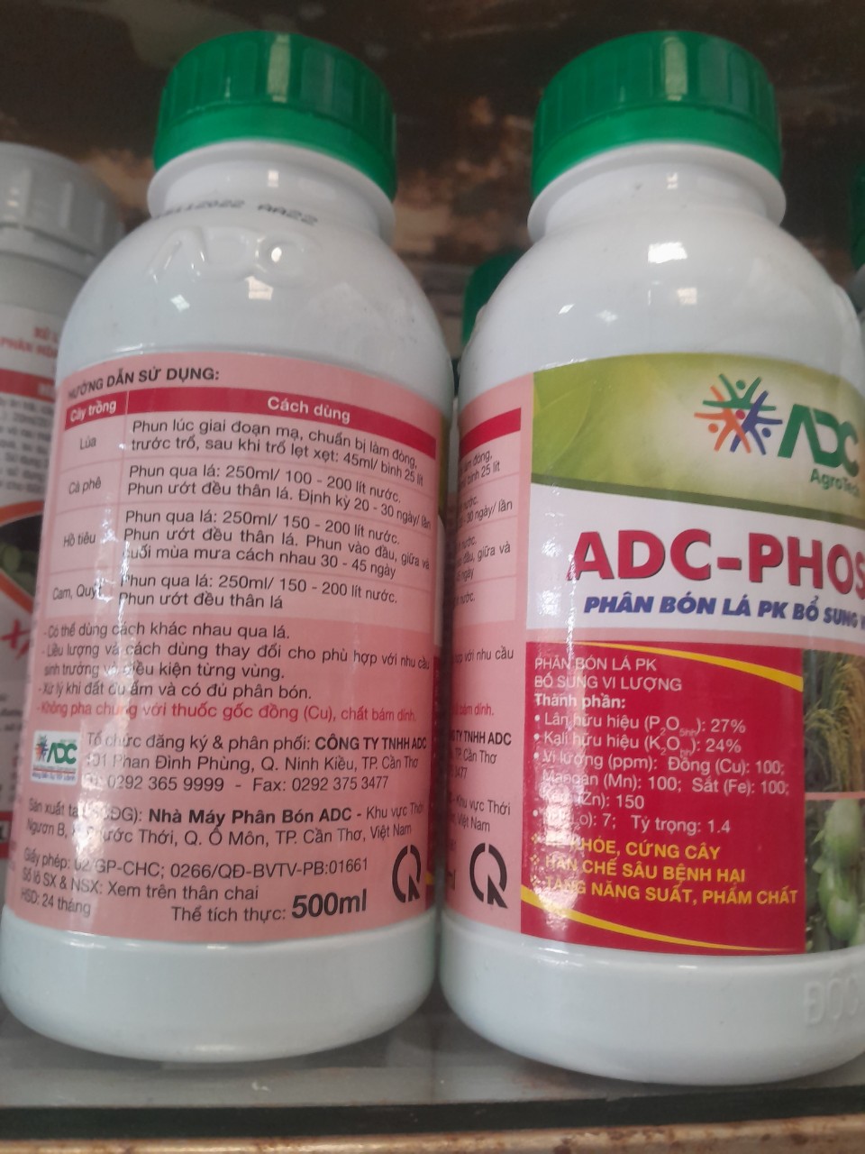 Phân bón lá pk adc 500ml
