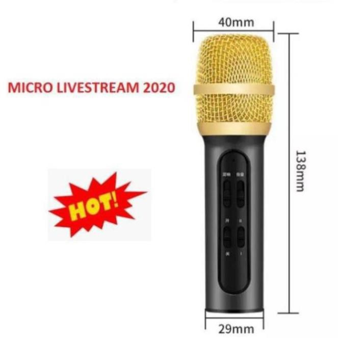 Mic Thu âm C11 livestream cao cấp tặng kèm tai phone - PDBTK3D4677