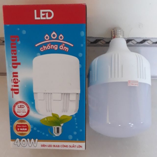 Đèn LED bulb công suất lớn Điện Quang ĐQ LEDBU10 40W, chống ẩm