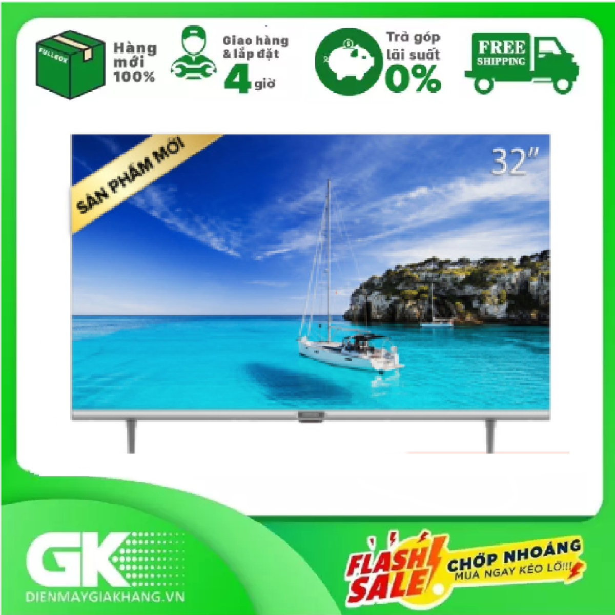 ♠ smart tv hd coocaa 32 inch 32s3u - miễn phí vận chuyển hcm