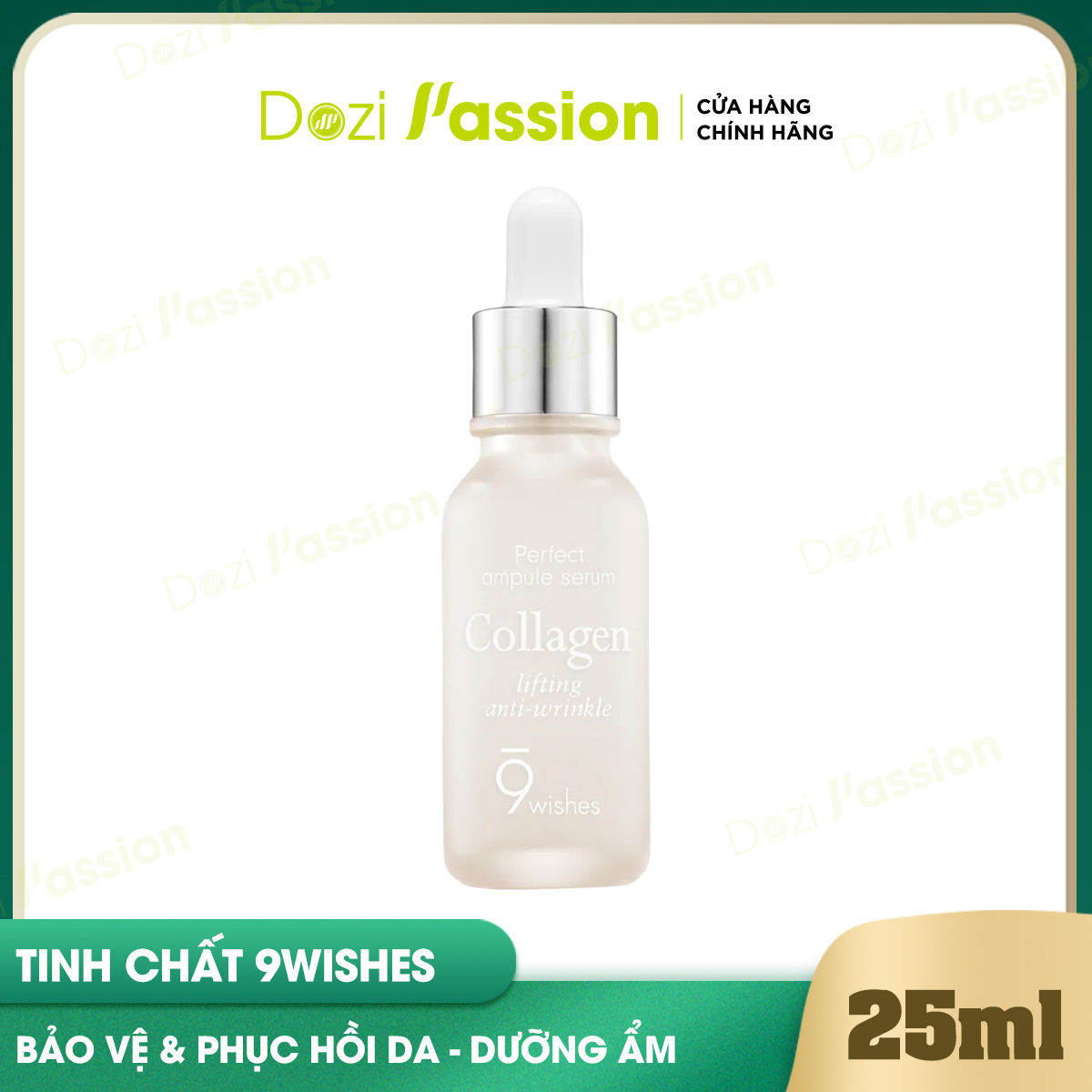 Serum 9 Wishes Collagen Ngăn Ngừa Lão Hóa - 9Wishes Ultimate Collagen Ampule Serum 25ml