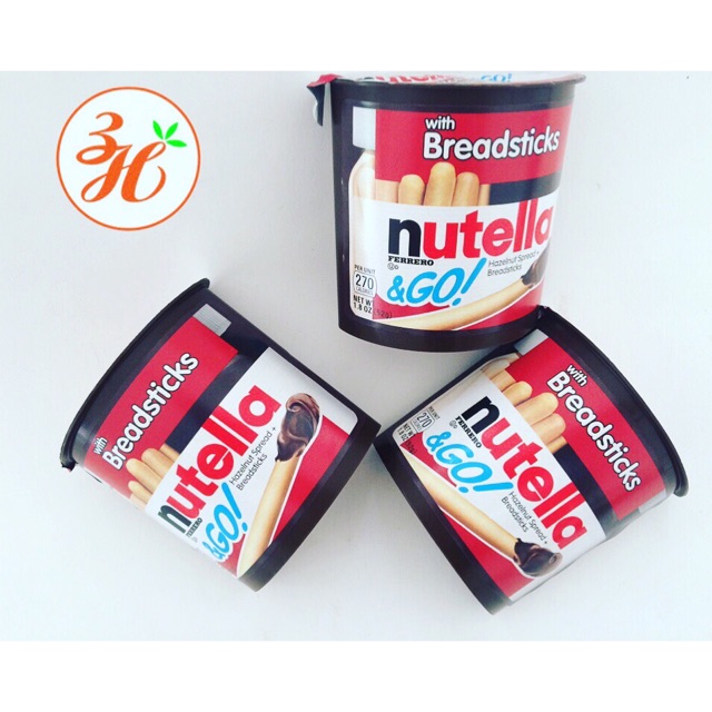 Bánh que chấm nutella go date t10/20 - mỹ