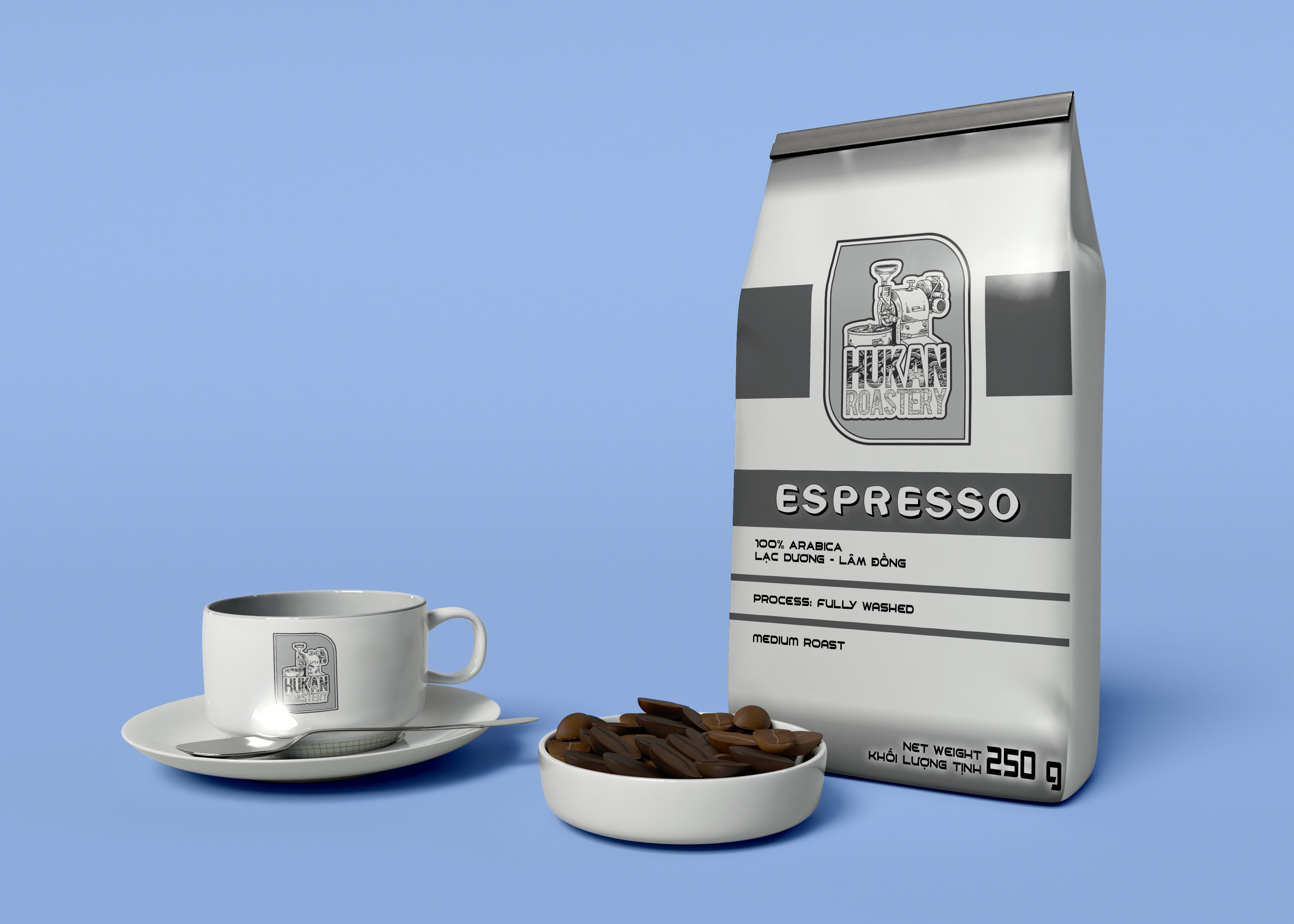 HUKAN ROASTERY - Cà phê Espresso Special 250 g