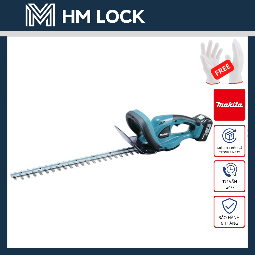 MÁY TỈA HÀNG RÀO DÙNG PIN(520MM)(18V) MAKITA DUH523RTX1 (SẠC NHANH(DC18RC), PIN 5.0AH(BL1850B) - HÀNG CHÍNH HÃNG