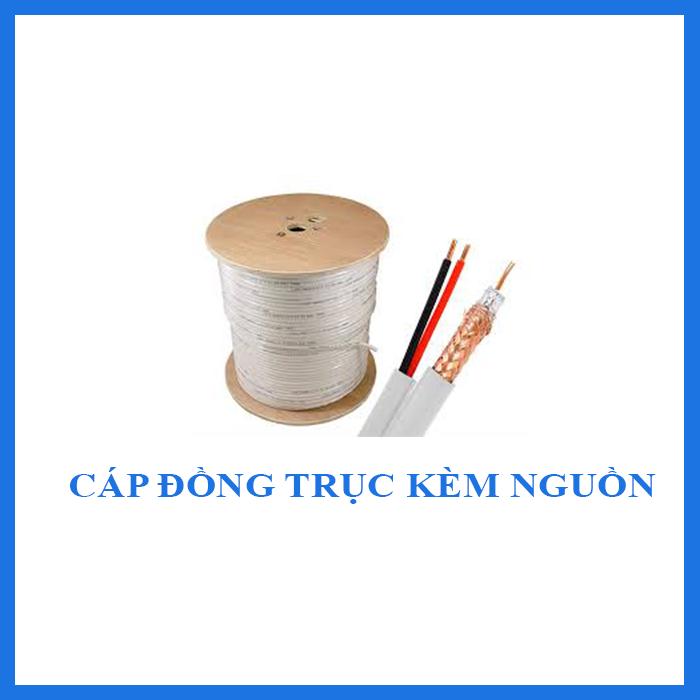 CÁP ĐỒNG TRỤC LIỀN NGUỒN DÀNH CHO CAMERA đơn vị tính 10m