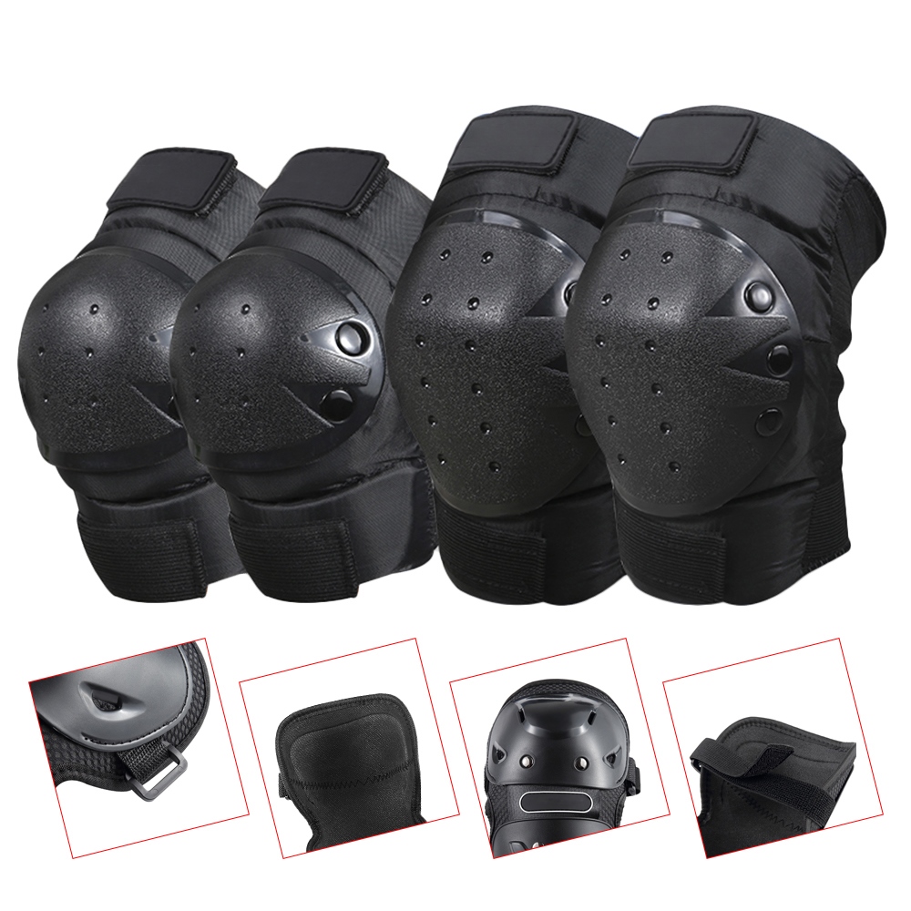 1 Pair Cycling Knee Brace and Elbow Guards Bicycle MTB Bike Motorcycle