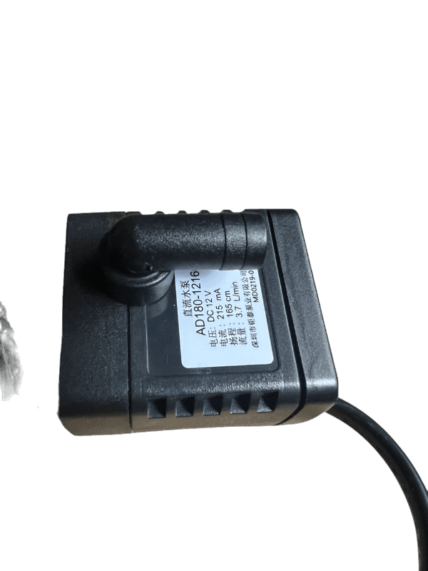 Bơm nước DC 12Vol -AD180-1216 dùng cho quạt AC200-17JR và AC120-18AR và Quạt tháp Midea ZAD09MB