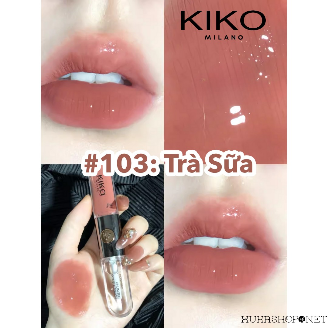 Son Kiko Unlimited Double Touch 2 đầu cho đôi môi căng mọng, lâu trôi