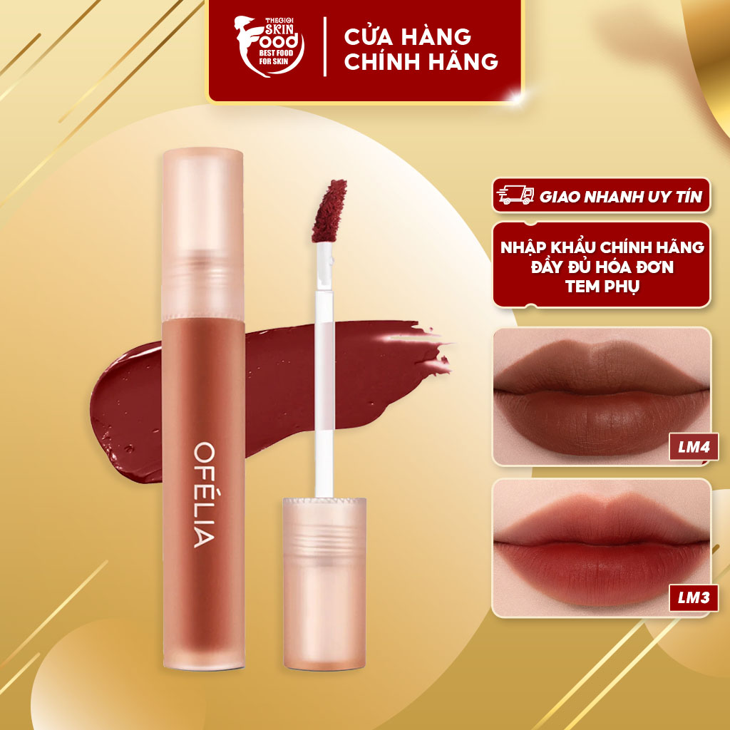Son Kem Lì, Mịn Môi, Lâu Trôi OFÉLIA Uncovered Lip Mousse 4.3g
