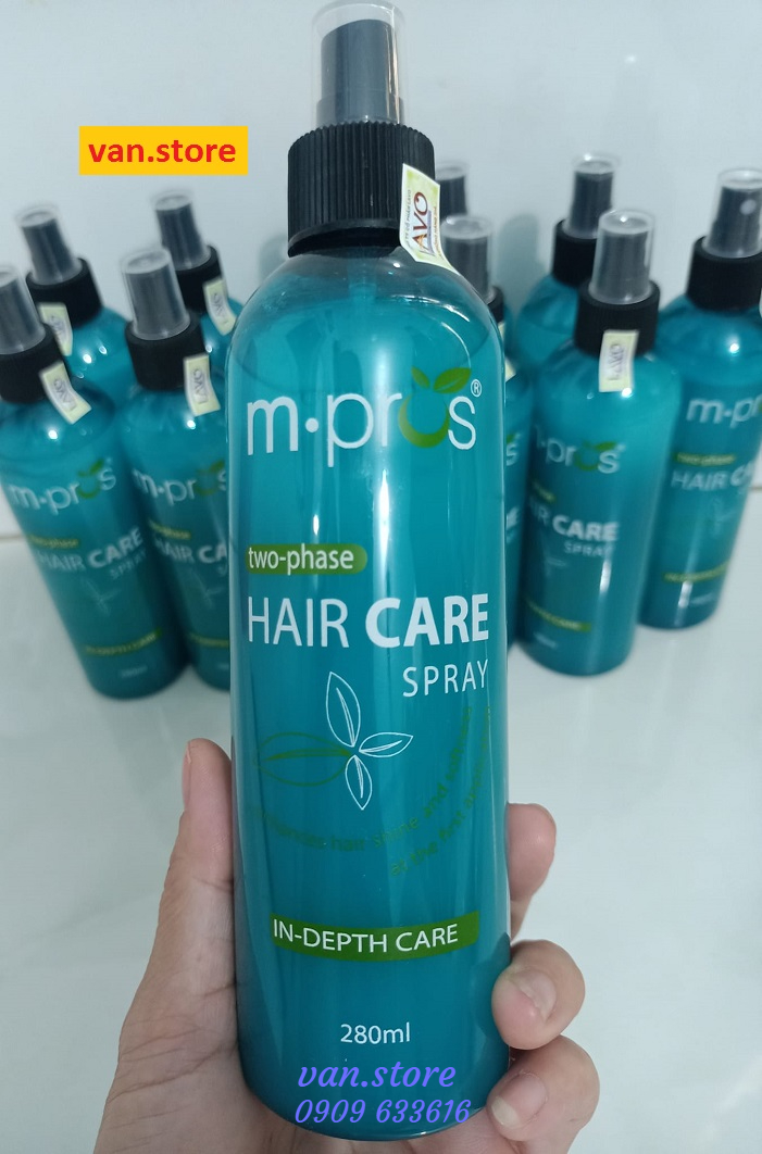 Sữa dưỡng tóc m.pros hair care spray 280ml 2 lớp - xịt dưỡng tóc và bảo vệ tóc