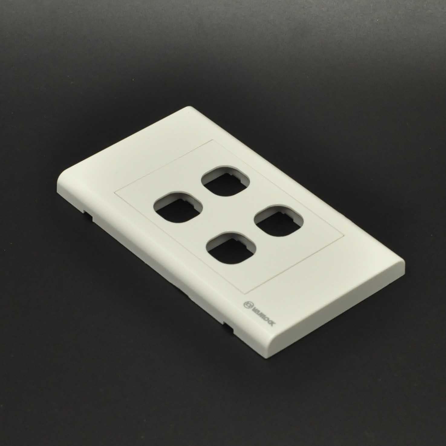 Mặt Công Tắc Sino-Vanlock 1 lỗ, 2 lỗ, 3 lỗ, 4 lỗ, 5 lỗ, 6 lỗ - Seri S18