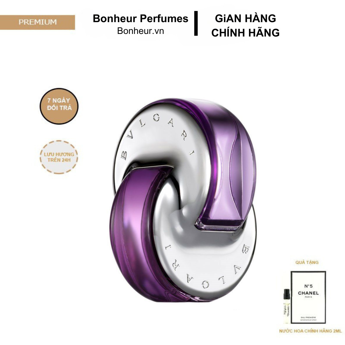 Bvlgari Omnia Amethyste Eau de Toilette 65ml - Nước hoa chính hãng
