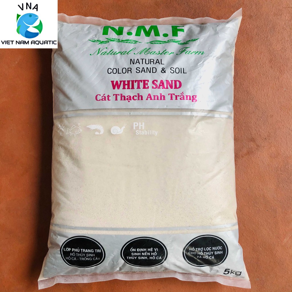 Cát trắng mịn trang trí bể thuỷ sinh - tạo tiểu cảnh thác nước trong bể thuỷ sinh