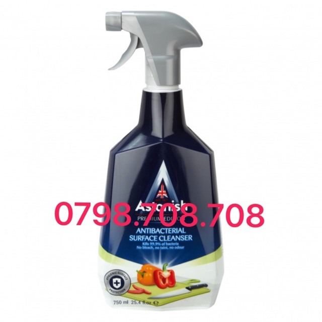 Bình xịt vệ sinh dụng cụ bếp astonish c6700_750ml