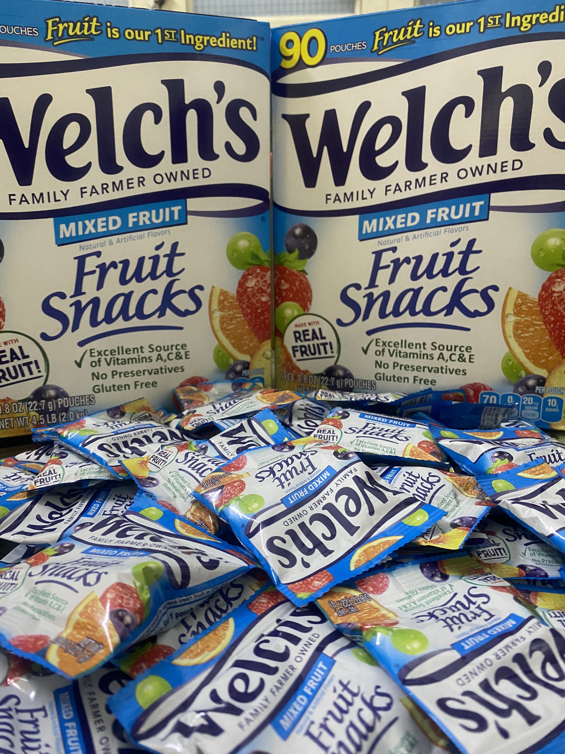 Hàng MỸ11 2024Kẹo dẻo trái cây Welch s 22,7g gói