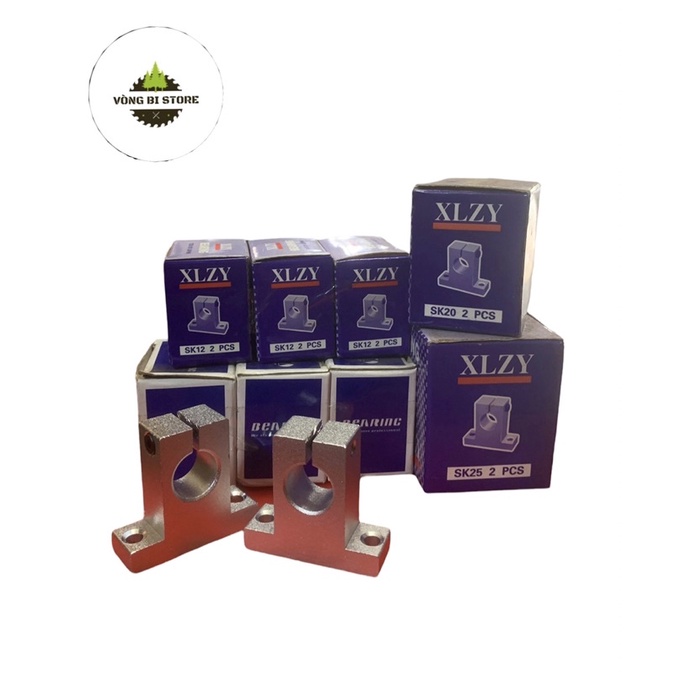 Gối đỡ thanh trượt tròn sk8, sk10, sk12, sk16, sk20, sk25