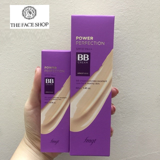 Kem nền trang điểm the face shop power perfection bb cream spf37 pa++.