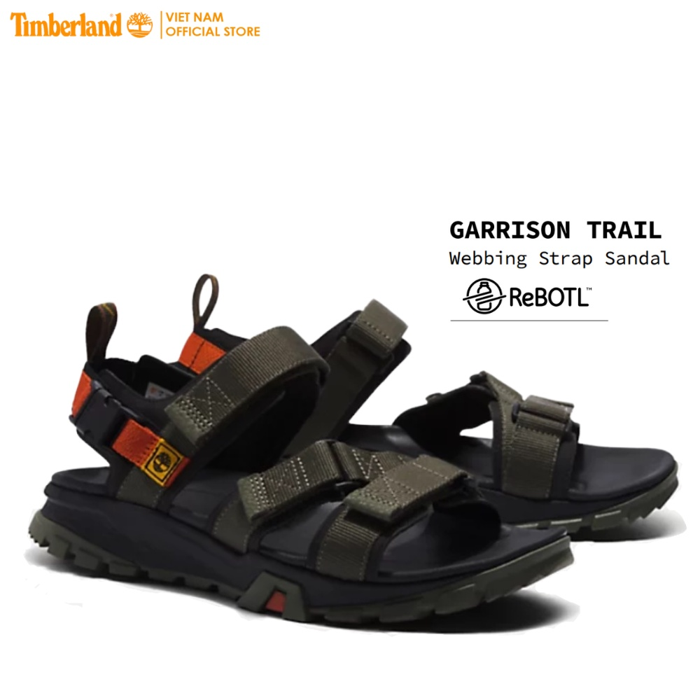 Timberland giày sandal nam garrison trail web sandal dark green tb0a5tc29h