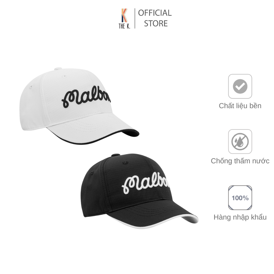 Mũ chơi golf mal.bon thêu chữ - hat