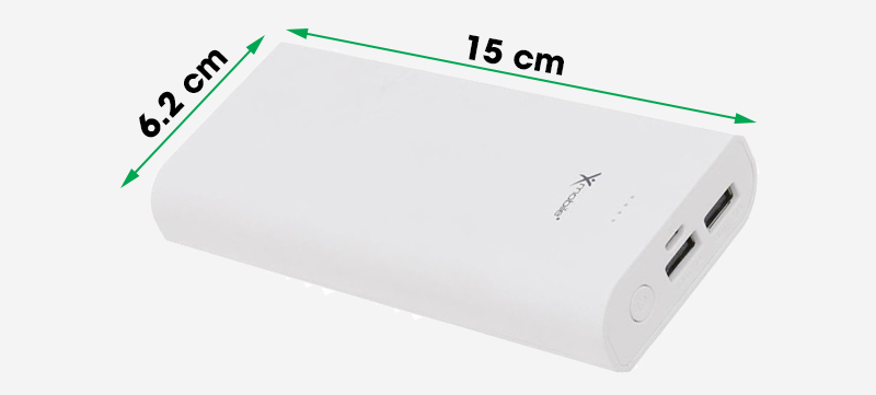 [HCM] 6S (tặng kèm cáp sạc) Pin sạc dự phòng 19.000 mAh Xmobile Gram 6S Trắng