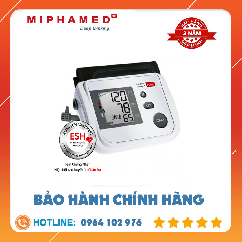 Máy đo huyết áp điện tử bắp tay Boso Medicus Family 4