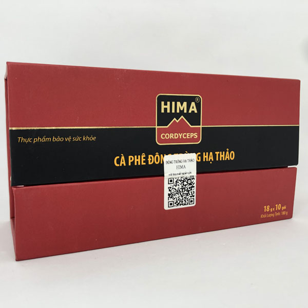 Cà phê đông trùng hạ thảo 4in1 hộp 10 gói