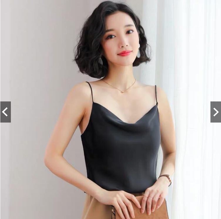 Áo 2 dây voan trơn chất vải mát mẻ
