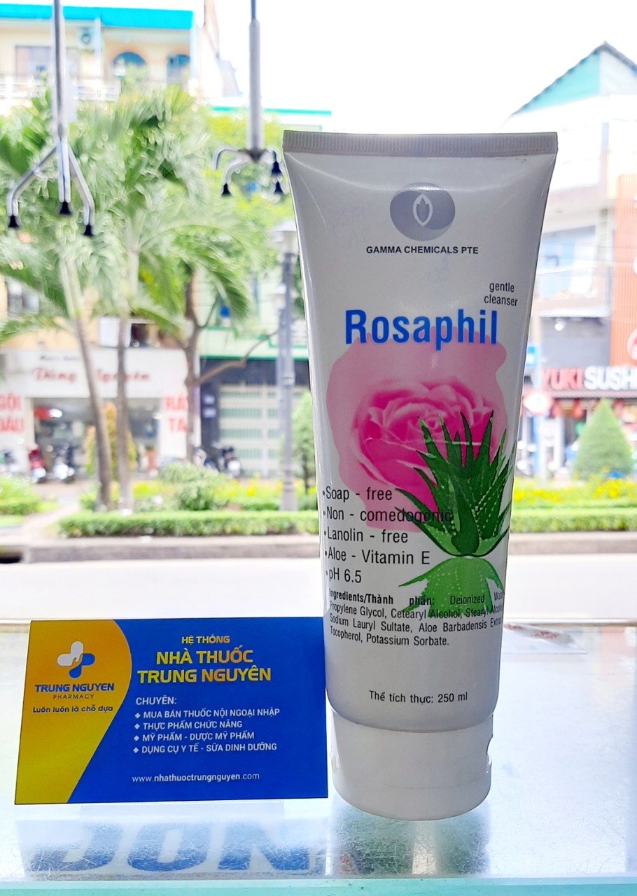 Sữa rửa mặt dưỡng da Rosaphil