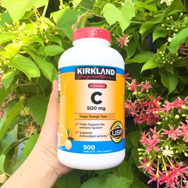Viên ngậm Vitamin C Kỉkland signature 500mg