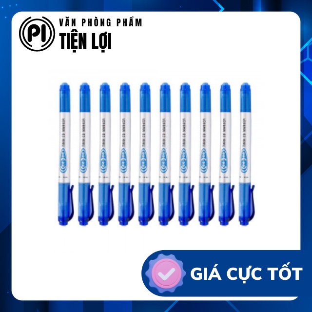 Bút lông dầu 2 đầu nhỏ thiên long pm-04