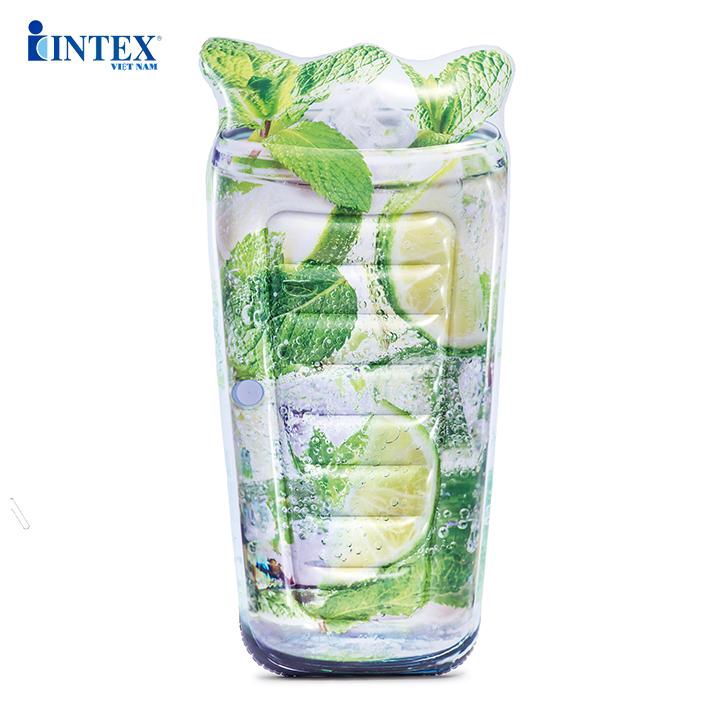 Phao bơi ly nước Soda Chanh khổng lồ INTEX 58778 - Phao bơi cho bé, Phao bơi trẻ em, người lớn, phao hình